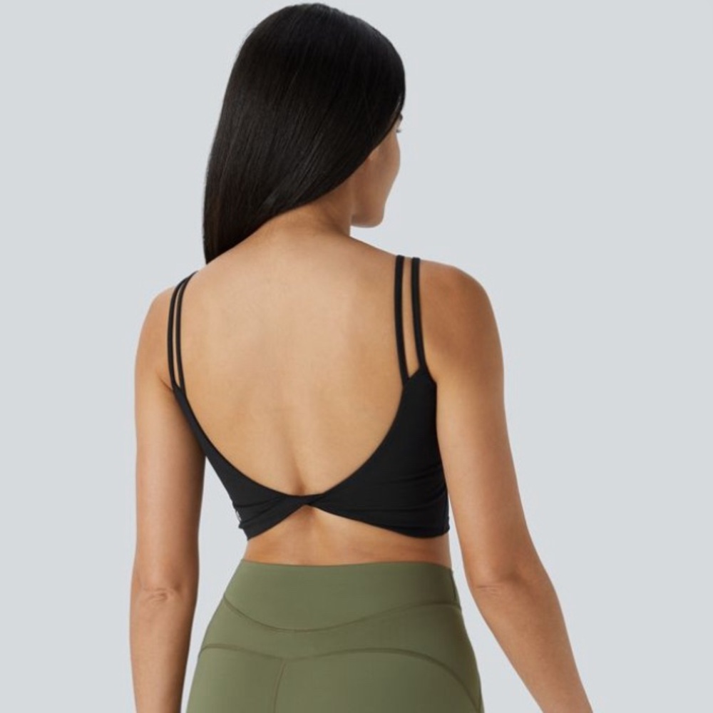 Lots of 3 Halara low back cut tops